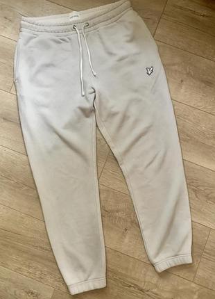 Штаны lyle&scott tape knit logo pants. m-l