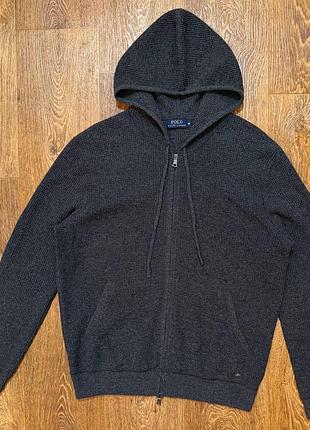 Чоловічий светр polo ralph lauren сірий