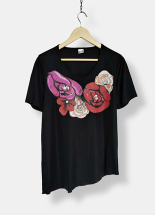 Асиметрична блузка футболка h&m