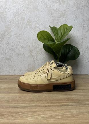 Жіночі шкіряні кросівки nike air force 1 fontanka