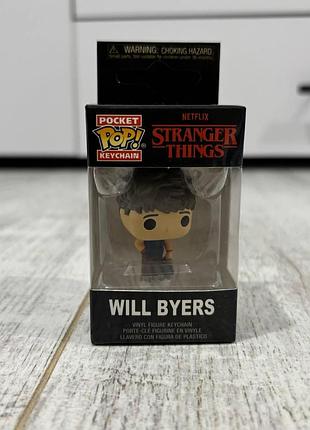 Коллекционные брелоки-минифигурки funko pocket pop! по сериалу «очень странные дела» will byers