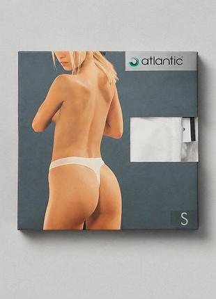 Білі труси стрінги atlantic для дівчини s/158-164 см