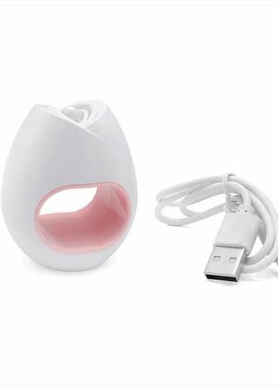 Лампа для манікюру міні rose mini usb 16 вт pink