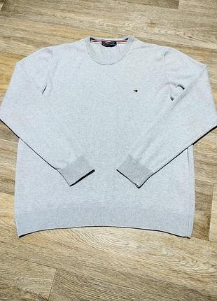 Чоловічий легкий светр tommy hilfiger, розмір l-xl.