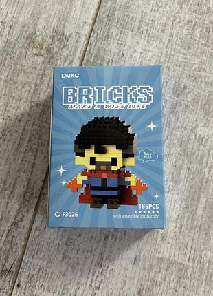 Конструктор із мікроблоків dmxc "супергерой"/"доктор стрендж" | серія bricks make a wise life 186 деталей