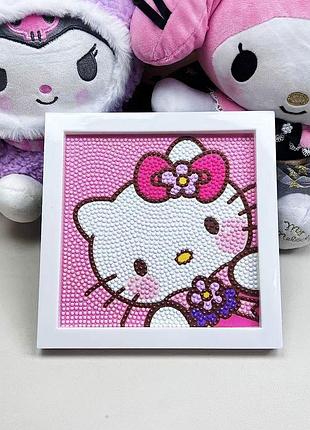 Набор для создания алмазной мозаики hello kitty