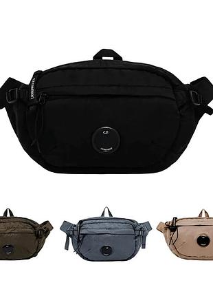 Сумка c.p company crossbody pack армейский зеленый