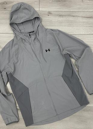 Оригінальна чоловіча спортивна вітровка/куртка under amour mens ua stretch