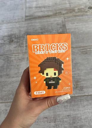 Конструктор мікроблоковий dmxc bricks "танджеро камадо" (tanjiro kamado) з аніме "клинок, що розсікає демонів" 212 деталі