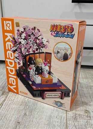 Коллекционный конструктор keeppley k20508 «наруто и хината: свадебный банкет» — детализированная диорама naruto shippuden