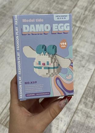 Конструктор из микро-блоков model tide damo egg k59 "синнаморолл" (cinnamoroll) | 194 детали