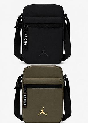 Сумка месенджер jordan jumpman airborne crossbody bag чорна