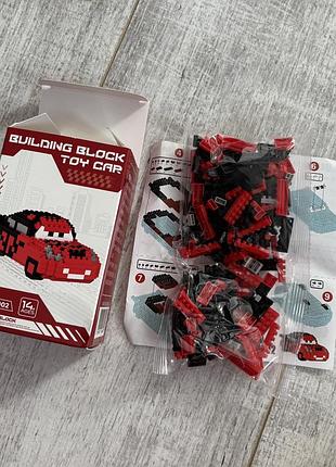 Конструктор 3d blocks bricks "toy car" v4002 блискавка макквін з м/ф тачки 310 деталей