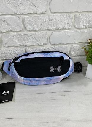Сумка поясна under armour flex waist bag чорно-кольорова
