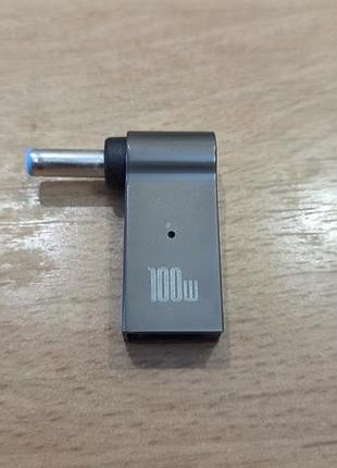 Адаптер для зарядки ноутбуків hp через type c