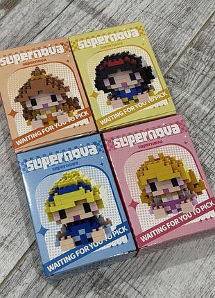Набір мікроконструкторів bricks "піксельні принцеси" bricks supernova