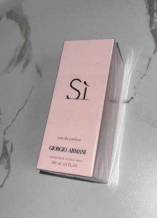 Парфуми шлейфові духи giorgio armani si 100 мл парфюм