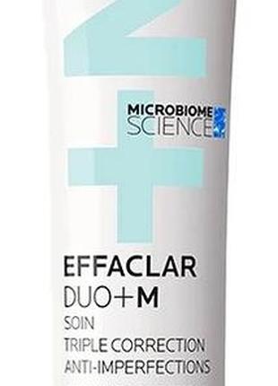 La roche-posay effaclar duo + m  гель-крем потрійної дії для корекції недоліків проблемної шкіри та запобігання їх повторній появі