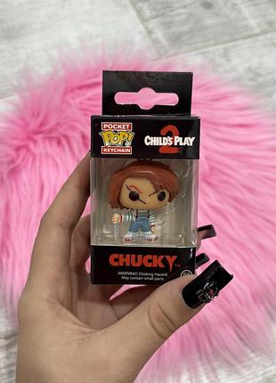 Брелок funko pocket pop! chucky (чаки) из фильма ужасов "детские игры 2"