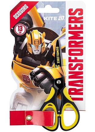 Ножиці дитячі 13 см, з прогумованими ручками transformers tf25-148 kite