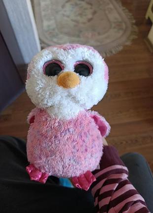 Пінгвін глайдер  із серії глазастиків ty beanie boos.