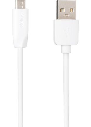 Кабель gelius usb to microusb (1m) (12w) white
