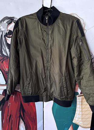 Куртка хаки zara мужская