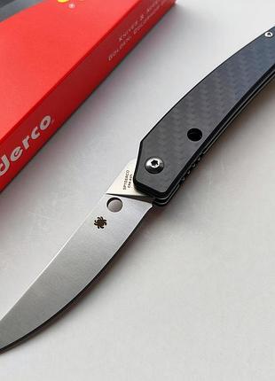 Нож джентльмен spyderco ikuchi c242 carbon