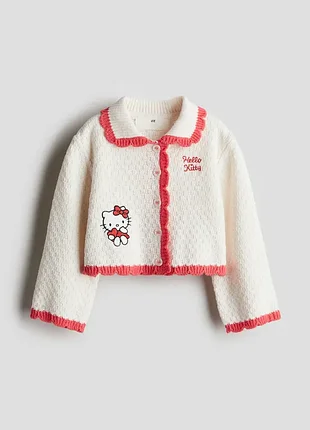 Кофта на гудзиках кардиган hello kitty h&amp;m