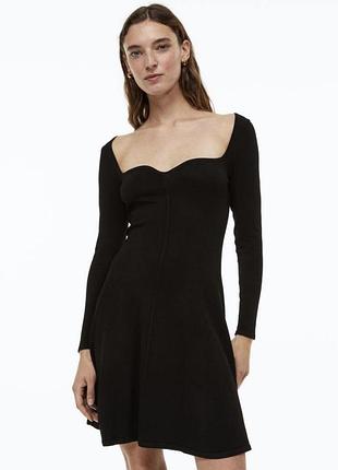 Сукня трикотажна hm xs s