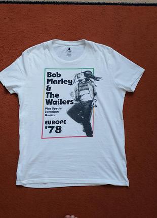 Футболка с bob marley l-xl, принт