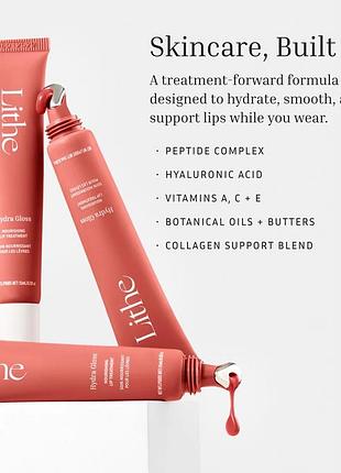 Блиск бальзам для губ lithe beauty hydra lip gloss