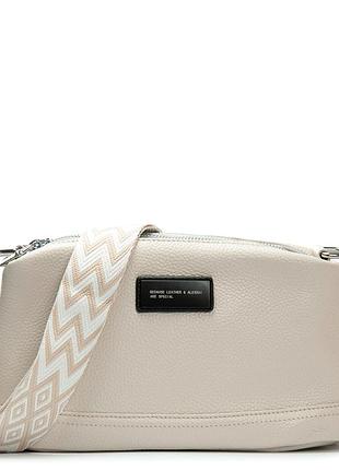 Podium сумка жіноча клатч шкіра alex rai 29012 l.beige