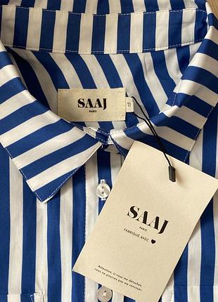 Нова сорочка saäj paris 100% бавовна made in france 7