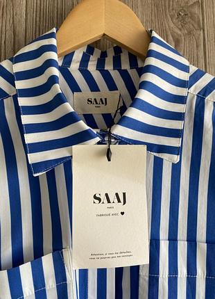 Нова сорочка saäj paris 100% бавовна made in france