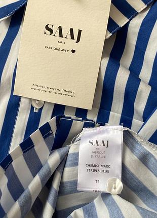 Нова сорочка saäj paris 100% бавовна made in france 5