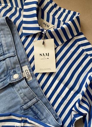 Нова сорочка saäj paris 100% бавовна made in france 10