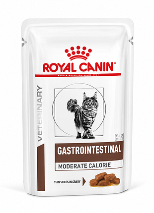 Паучи royal canin gastro-intestinal moderate calorie feline pouches 85 г