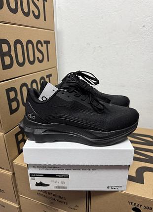 Кроссовки ало yоgа runner black / ало йога черные 36 37 38 39 40 41