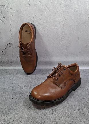 Кожаные ботинки clarks cushion cell кроссовки полуботинки