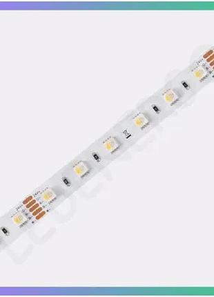 Світлодіодна стрічка colors 60-5050 24v 16.8w rgb 3000k для підсвічування 5м ціна за 1м відвантаження sku_d560rgbww-24v-12mm
