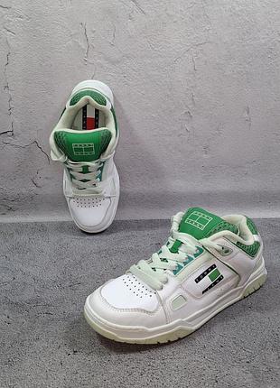 Кроссовки tommy hilfiger skate sneaker кожаные ботинки женские
