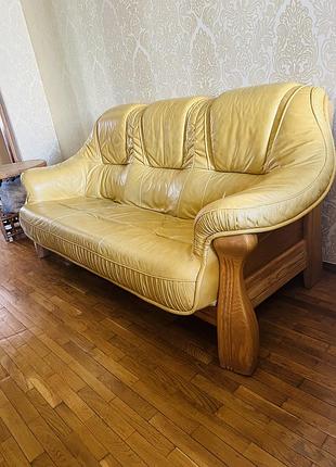 Диван шкіряний 90/188
