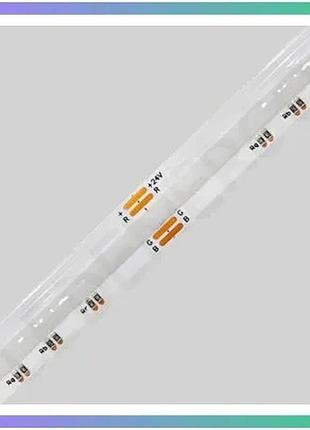 Светодиодная лента rishang cob 24v 16w rgb 584lm 5м для декоративного освещения интерьеров sku_rm0016sp-hha