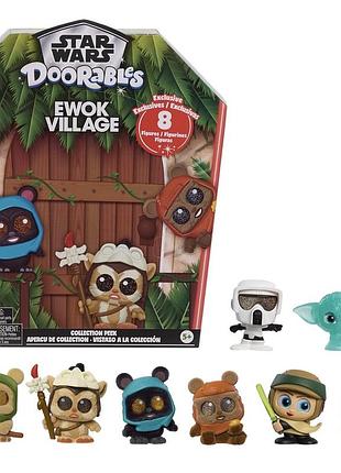 Колекційні фігурки doorables star wars ewok village 8 шт