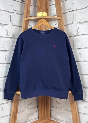 Свитшот polo ralph lauren синий размер s-m
