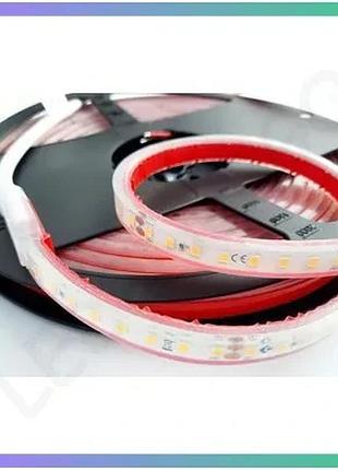 Світлодіодна стрічка colors 128-2835 24v 8.7w 1175lm 6000k для освітлення вологих приміщень 5м ціна за sku_d8128-24v-8mm-ip67-w