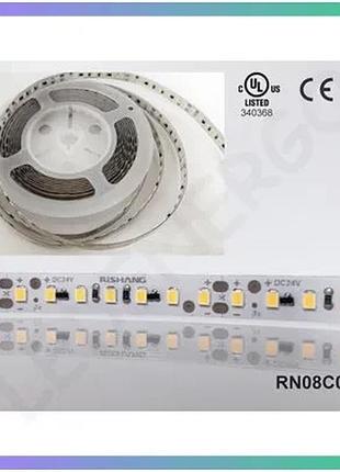 Светодиодная лента rishang 120-2835 12v 8,6w 818lm 3000k для интерьерного освещения 50м цена за 1м отг sku_rn08c0ta-b-ww_50