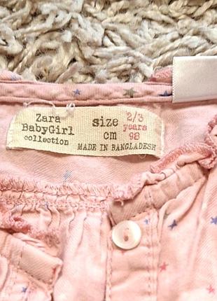 Сорочка zara 92 cм 4