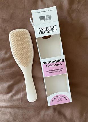 Бежевая расческа для волос tangle teezer